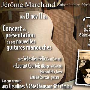 Concert gratuit aux Ursulines 13/11/2011